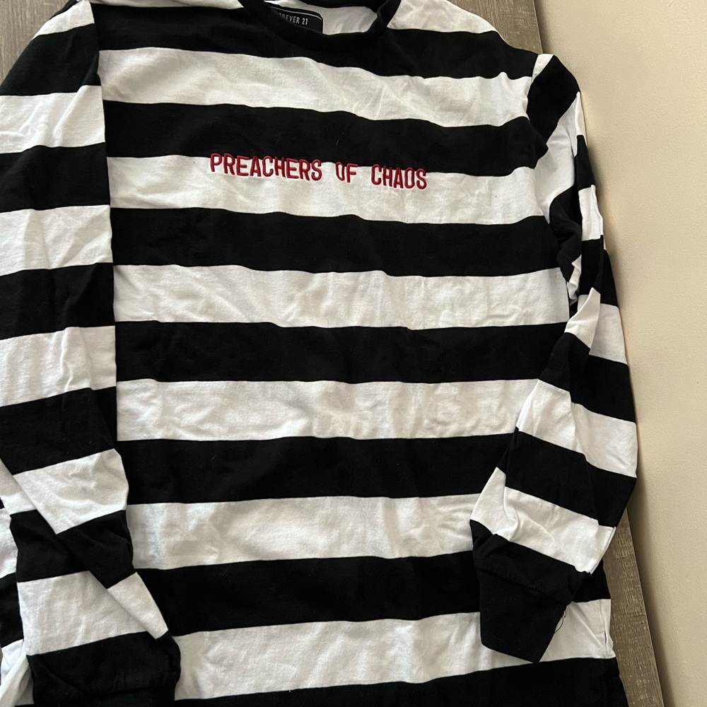 Striped long sleeve shirt